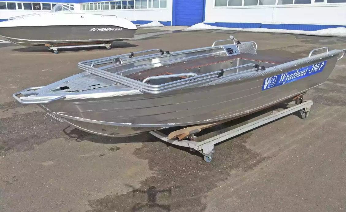 Алюминиевая лодка Wyatboat-390РМ в Хабаровске