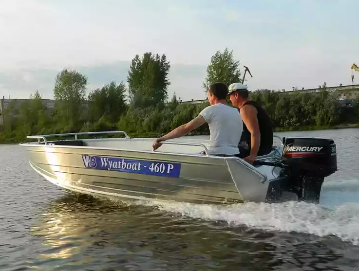 Алюминиевая лодка Wyatboat-460 P в Хабаровске