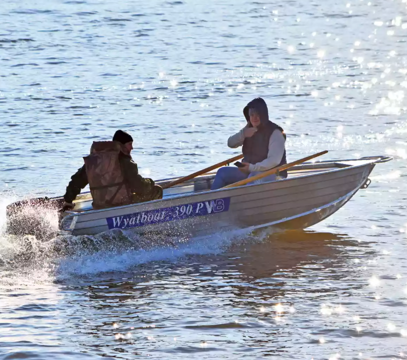 Алюминиевая лодка Wyatboat-390 P в Хабаровске