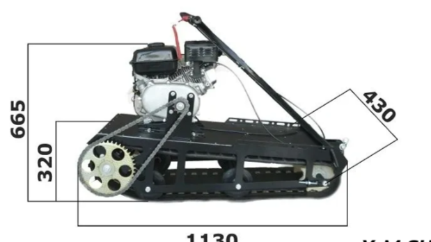 Мотобуксировщик XTREME-MOTORS "Конек-Горбунок" 6.5 л.с. в Хабаровске