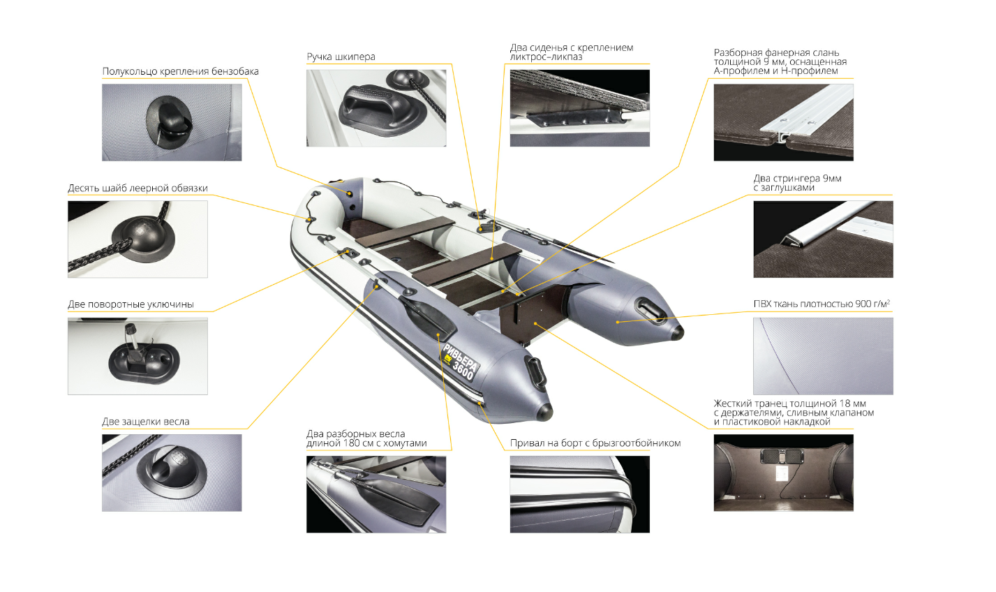 Лодка Ривьера Компакт 2900 СК в Хабаровске