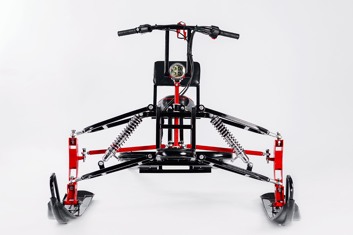 Лыжный модуль IKUDZO с подогревом ручек пластиковые лыжи в Хабаровске