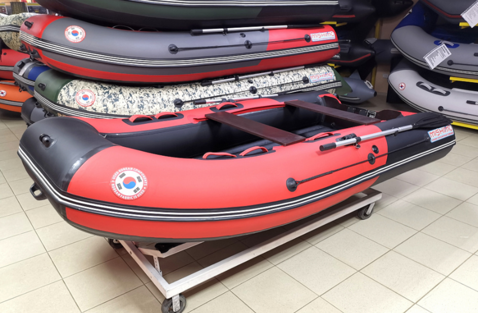 КОМПЛЕКТ Лодка MISHIMO PRO 350 + ЛОДОЧНЫЙ МОТОР MARLIN MP 9.9 (20) AMHS PRO в Хабаровске