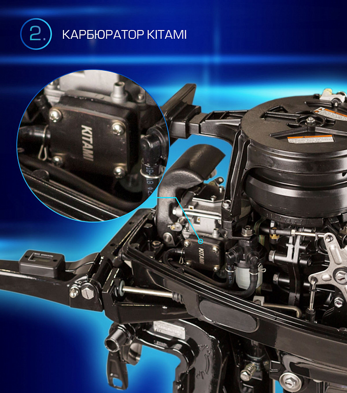 Лодочный мотор MARLIN PROLINE MP 9.9(20) AMHL FORCE в Хабаровске