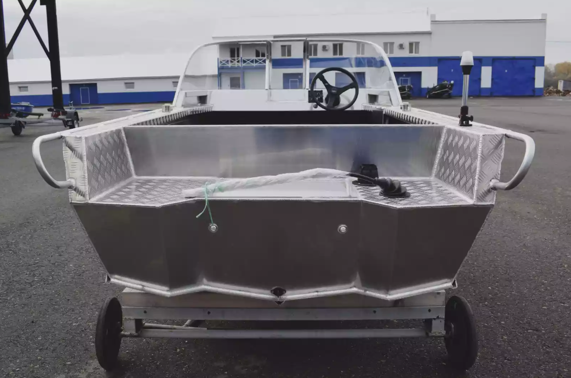 Алюминиевая лодка Wyatboat-390 Pro в Хабаровске