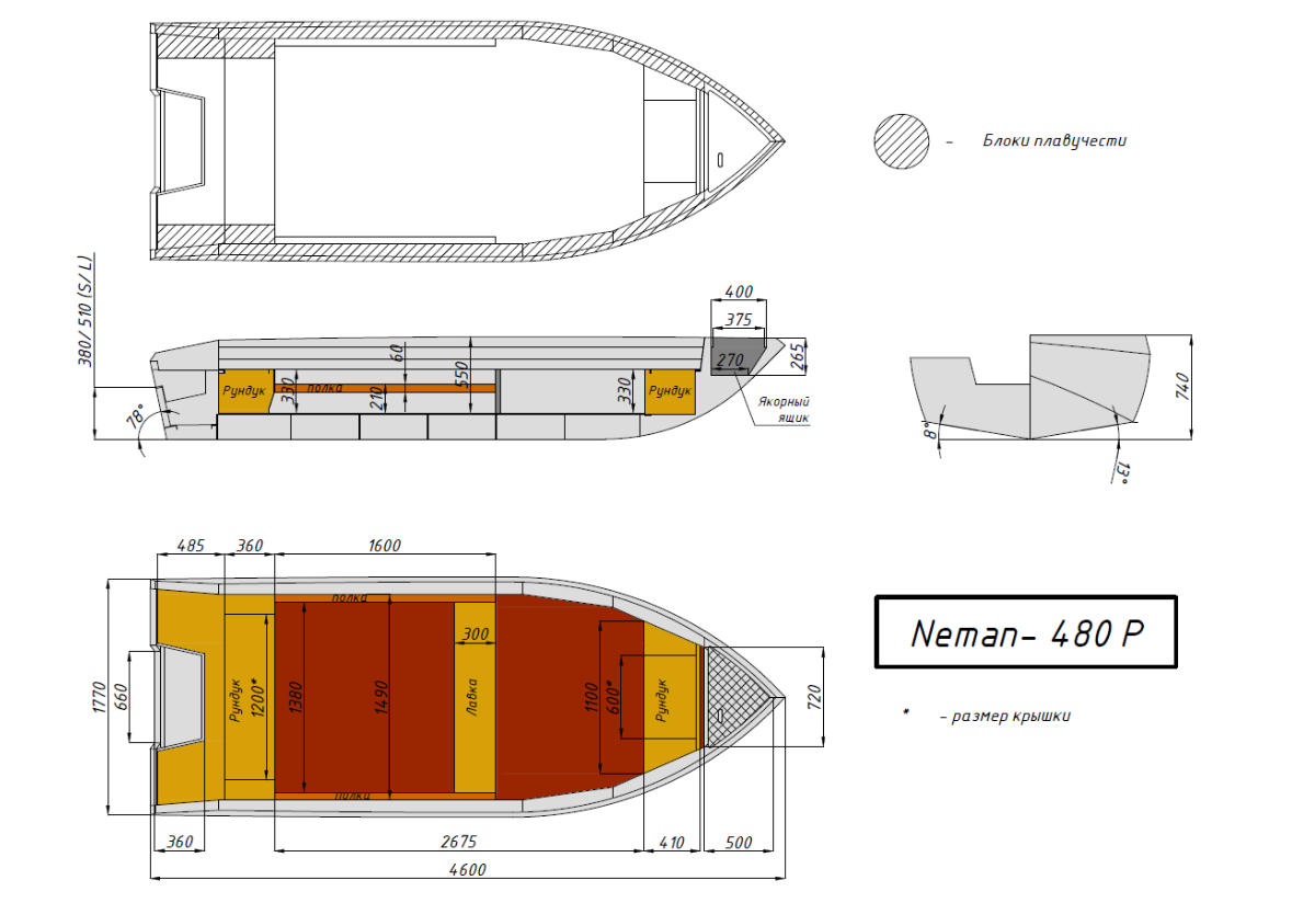 Алюминиевая лодка  Неман-480 Р в Хабаровске