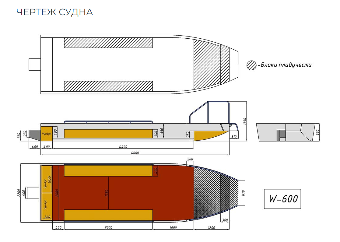 Алюминиевая лодка Wyatboat-600 в Хабаровске