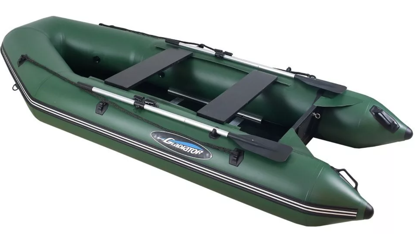 МОТОРНО-ГРЕБНАЯ ЛОДКА ПВХ GLADIATOR A 280 ТК С ФАНЕРНЫМ ДНОМ в Хабаровске