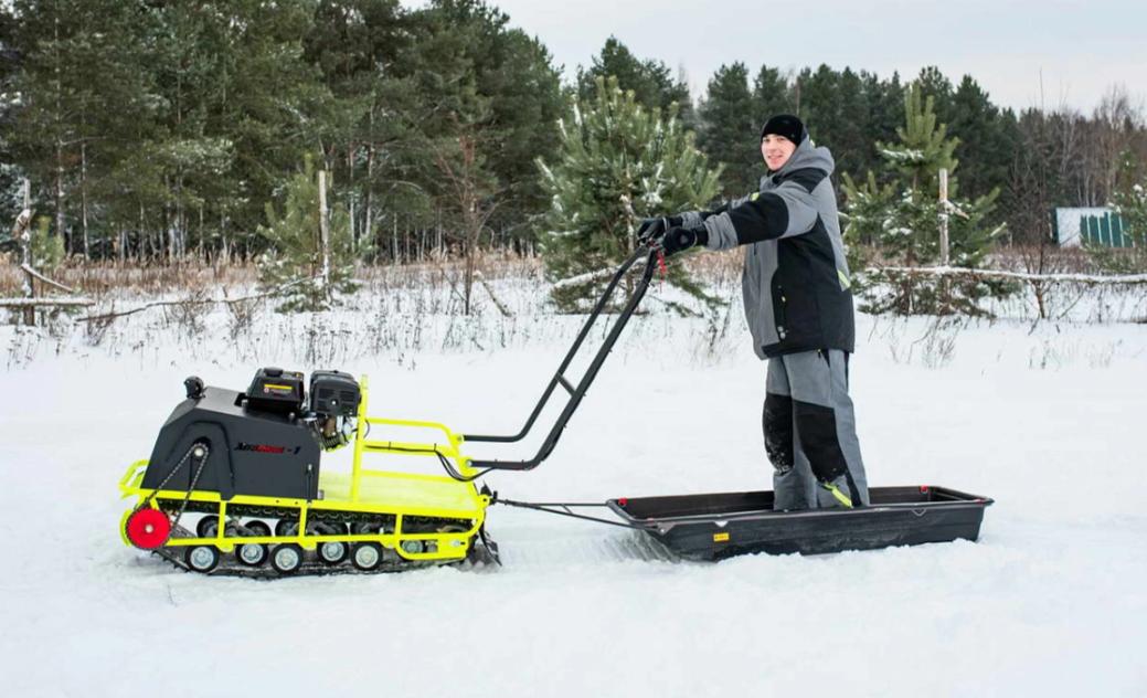 Мотобуксировщик Бурлак ХОЗЯИН-1 (капот ткань) в Хабаровске