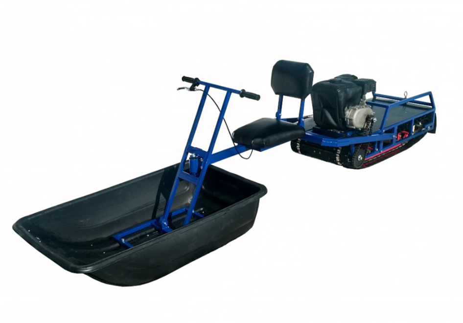 Мотобуксировщик толкач Альбатрос-XL8 с модулем. С фарой, тележки в Хабаровске