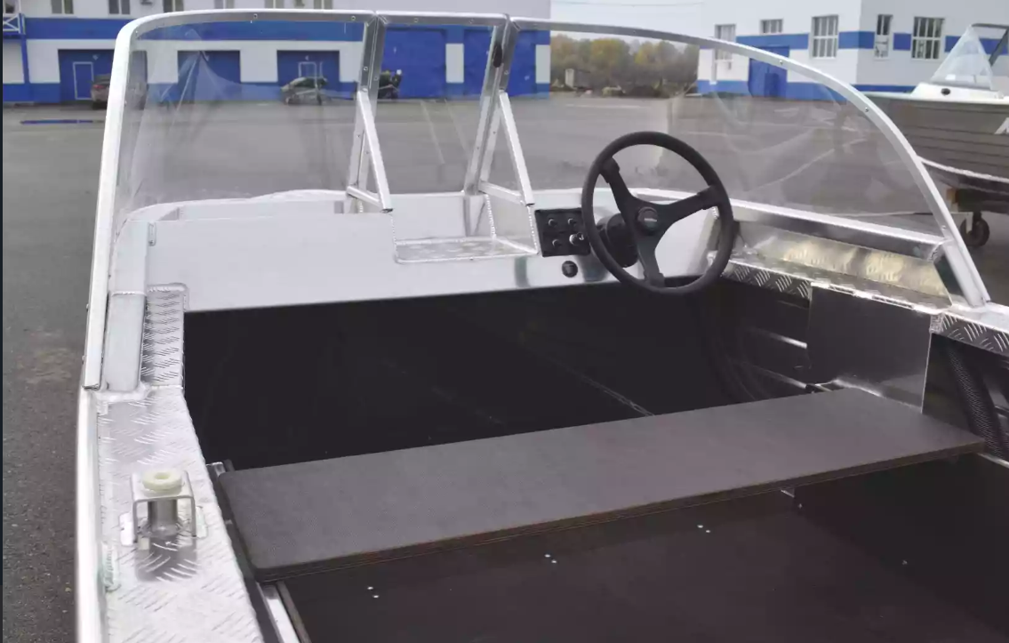 Алюминиевая лодка Wyatboat-390 Pro в Хабаровске