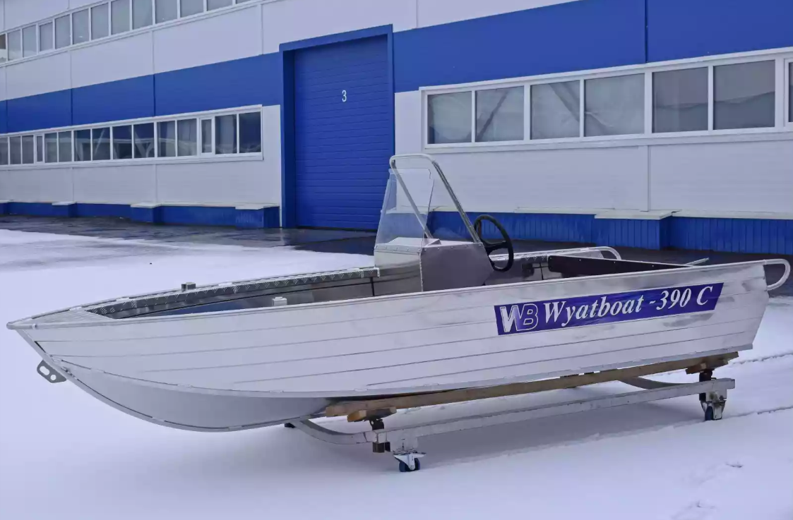 Алюминиевая лодка Wyatboat-390 C в Хабаровске
