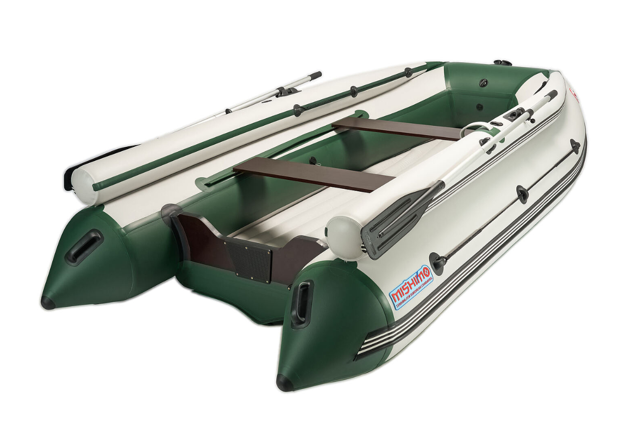 КОМПЛЕКТ ЛОДКА MISHIMO FAMILY LITE 370 + МОТОР MARLIN MP 9.9 AMHS PROLINE FORCE в Хабаровске