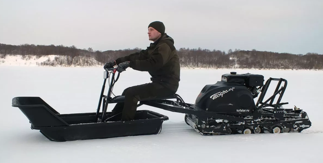 Мотобуксировщик Тофалар 500 с модулем Толкач в Хабаровске