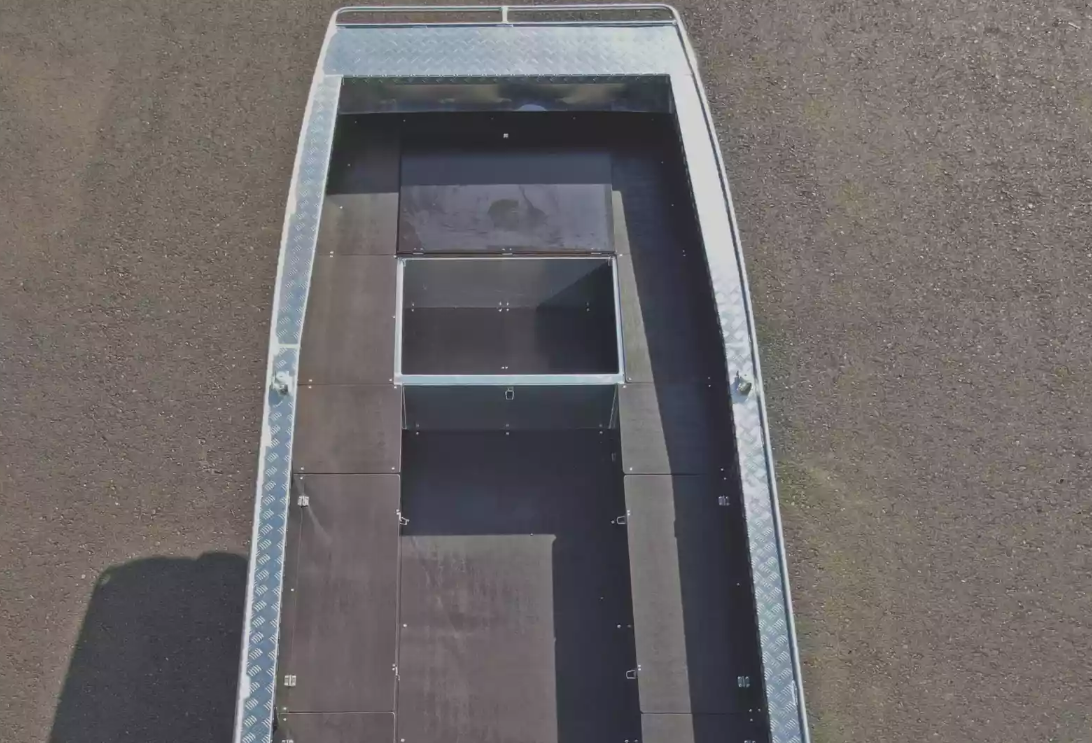 Алюминиевая лодка Wyatboat-490 Jonboat в Хабаровске