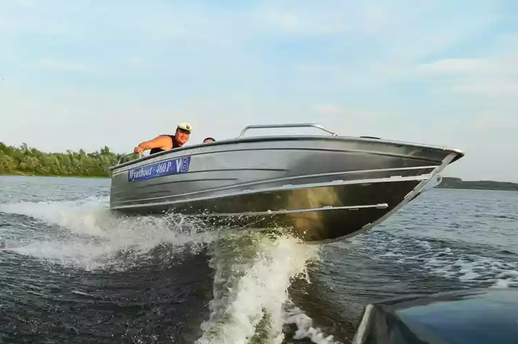 Алюминиевая лодка Wyatboat-460 P в Хабаровске