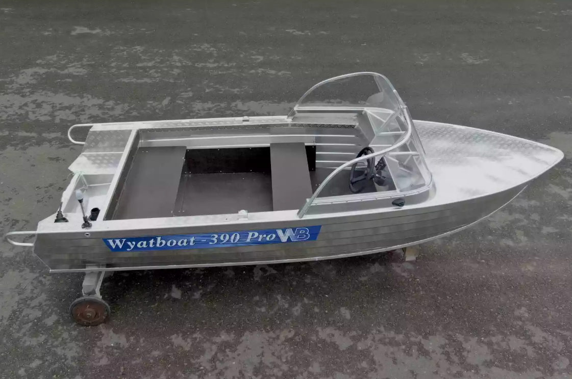 Алюминиевая лодка Wyatboat-390 Pro в Хабаровске