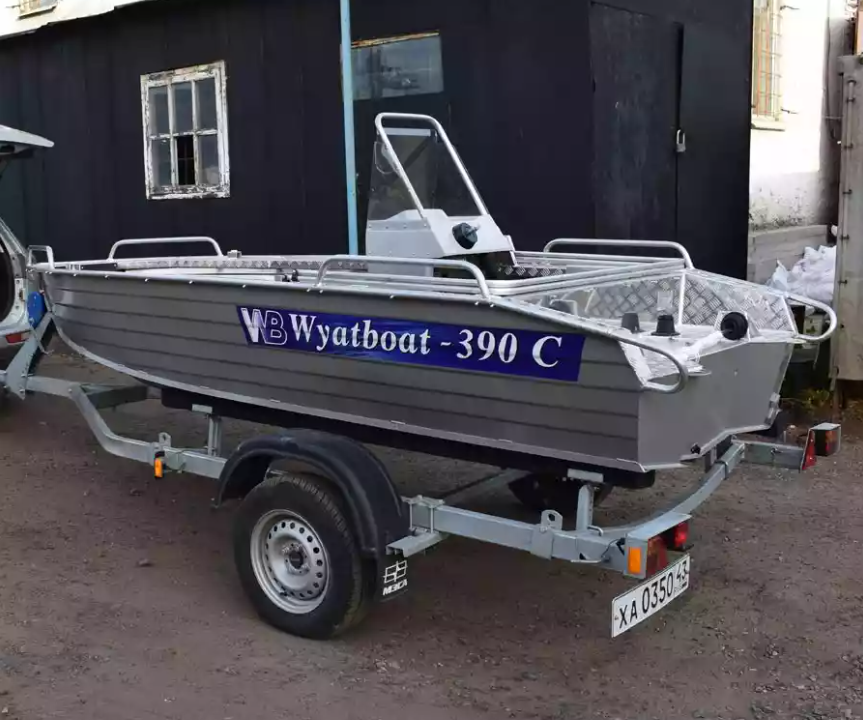 Алюминиевая лодка Wyatboat-390 C в Хабаровске