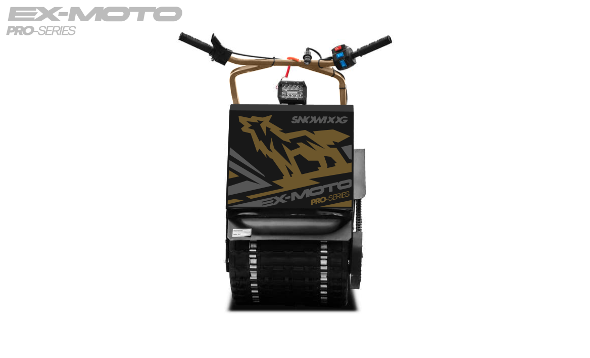 Мотобуксировщик EX-MOTO SNOWDOG S380 8л.с. в Хабаровске