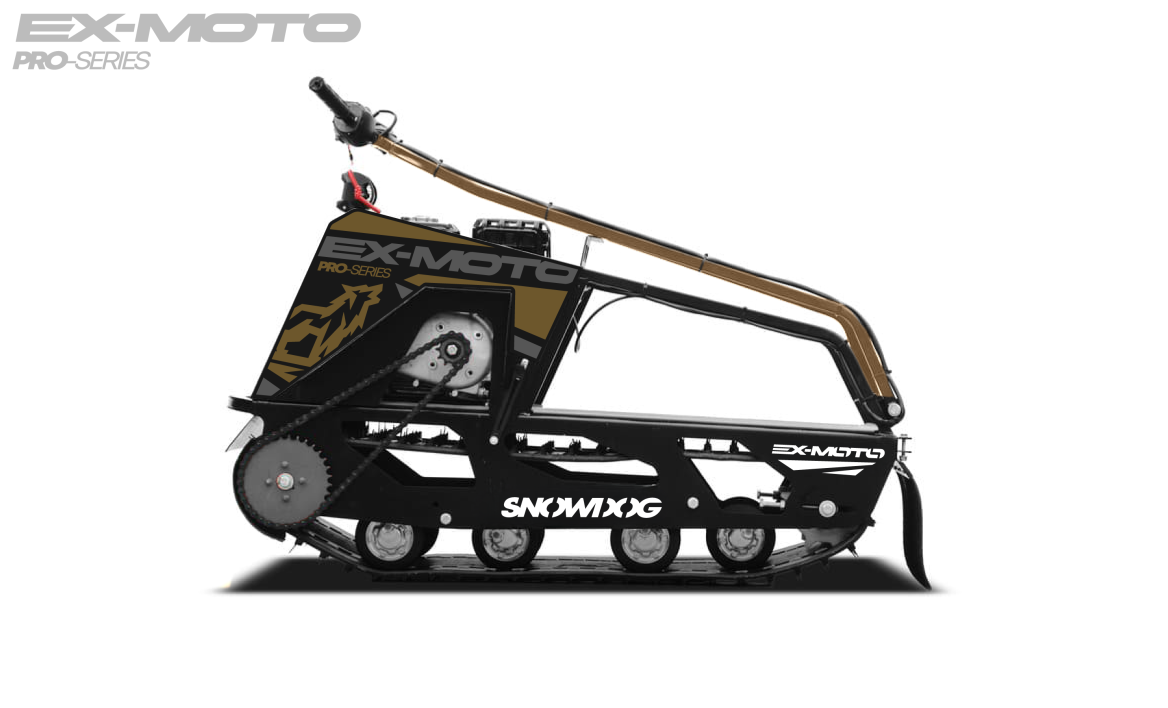 Мотобуксировщик EX-MOTO SNOWDOG S380 8л.с. в Хабаровске