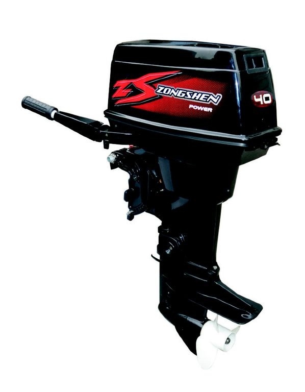 Лодочный мотор Zongshen T40 (+руль+пульт) в Хабаровске