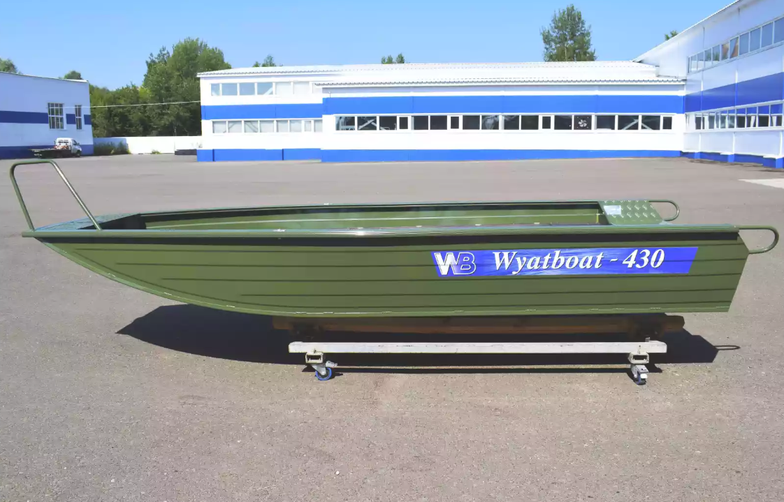 Алюминиевая лодка  Wyatboat-430 Master Fish в Хабаровске
