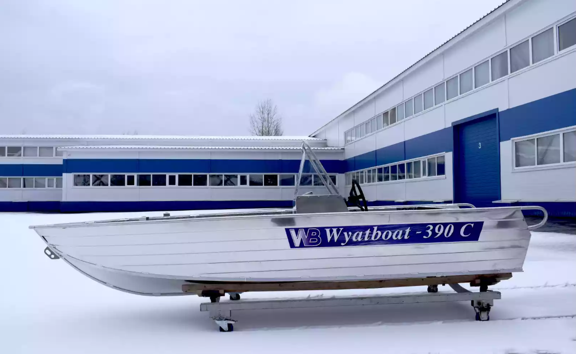 Алюминиевая лодка Wyatboat-390 C в Хабаровске