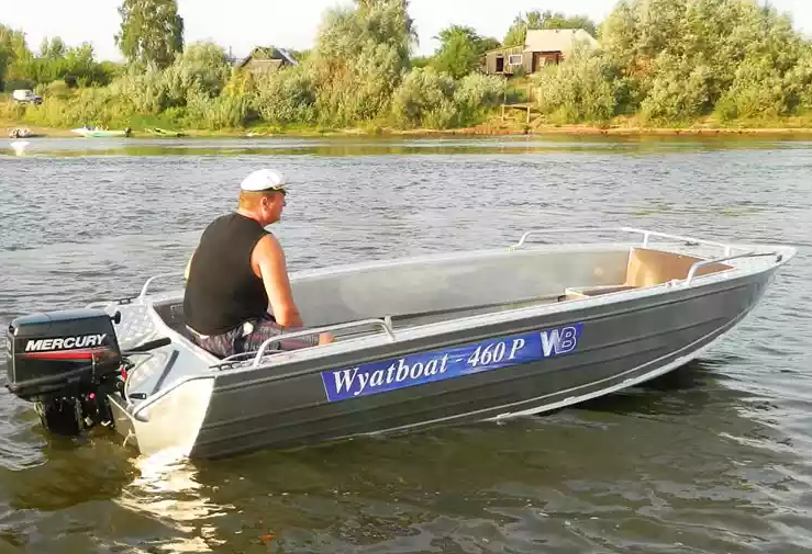 Алюминиевая лодка Wyatboat-460 P в Хабаровске