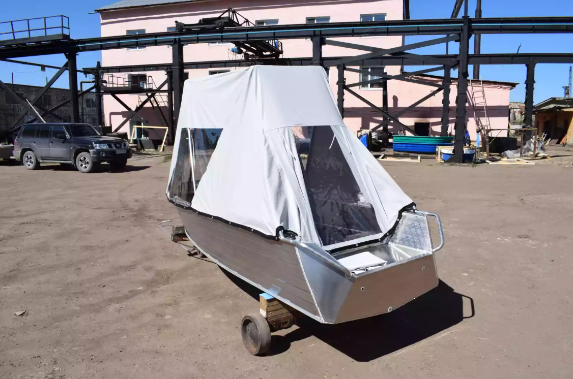 Алюминиевая лодка Wyatboat-390 У в Хабаровске