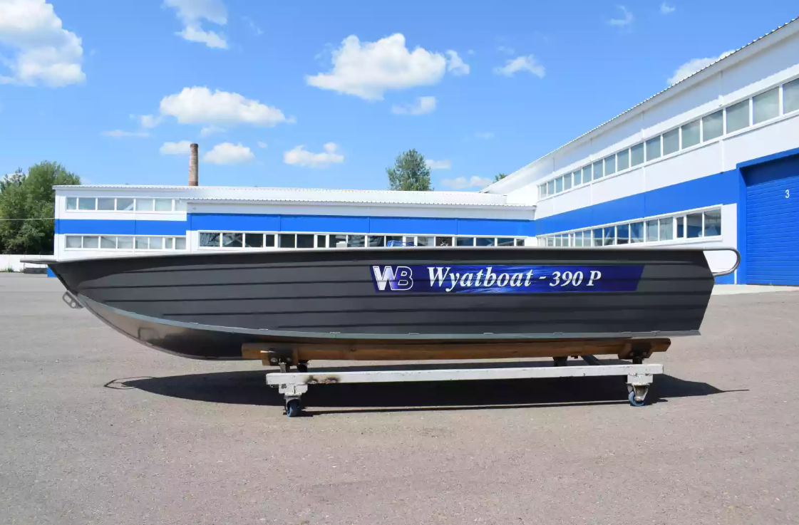 Алюминиевая лодка Wyatboat-390Р Fish в Хабаровске