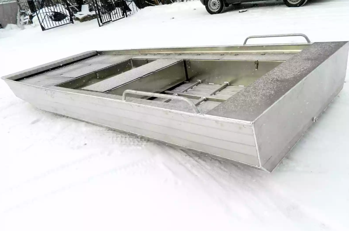 Алюминиевая лодка Wyatboat-390 Jonboat в Хабаровске