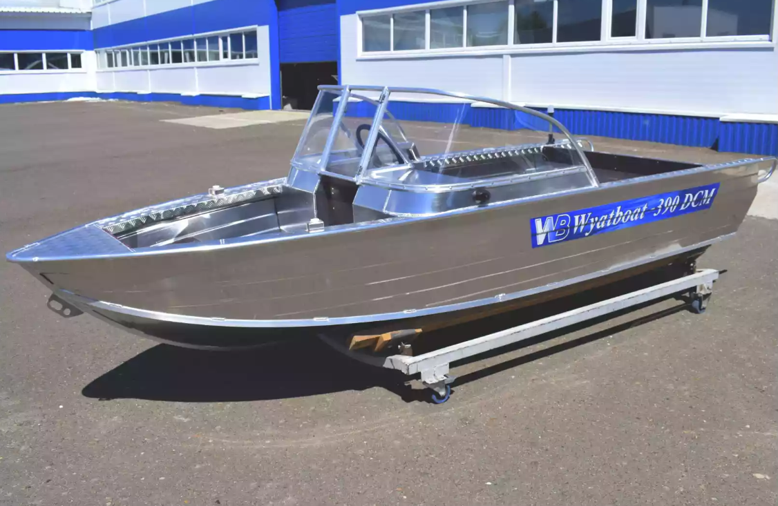 Алюминиевая лодка Wyatboat-390 DCM в Хабаровске