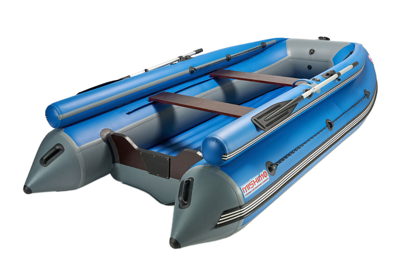 КОМПЛЕКТ ЛОДКА MISHIMO FAMILY LITE 370 + МОТОР MARLIN MP 9.9 AMHS PROLINE FORCE в Хабаровске