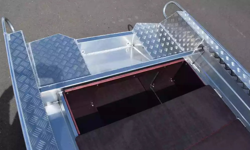 Алюминиевая лодка Wyatboat-390Р Fish в Хабаровске