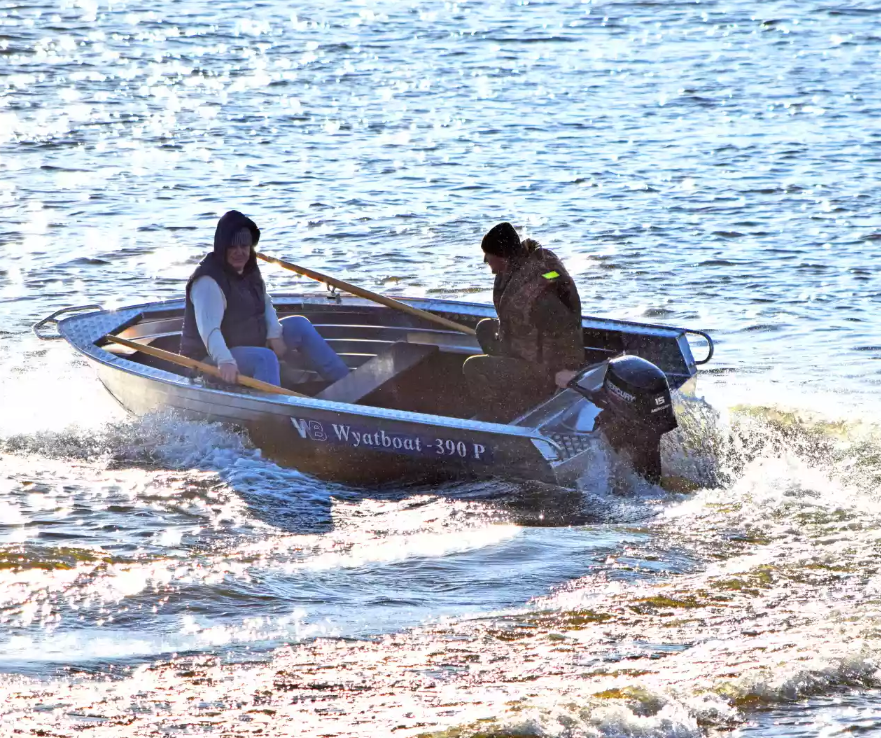 Алюминиевая лодка Wyatboat-390 P в Хабаровске