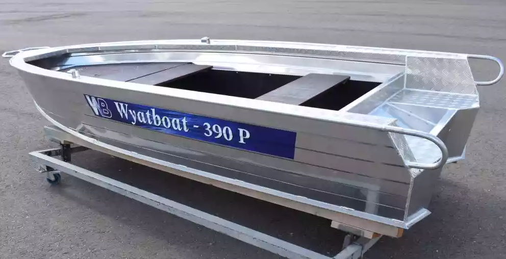 Алюминиевая лодка Wyatboat-390Р Fish в Хабаровске