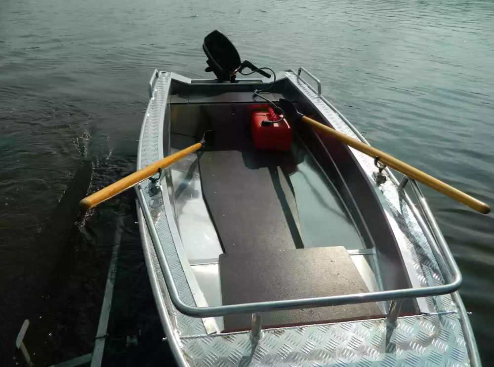 Алюминиевая лодка Wyatboat-390 У в Хабаровске