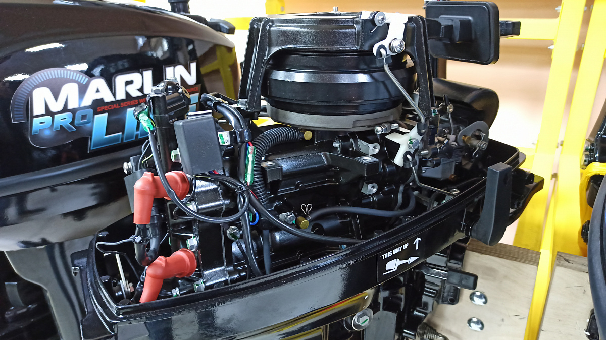 КОМПЛЕКТ Лодка MISHIMO PRO 350 + ЛОДОЧНЫЙ МОТОР MARLIN MP 9.9 (20) AMHS PRO в Хабаровске