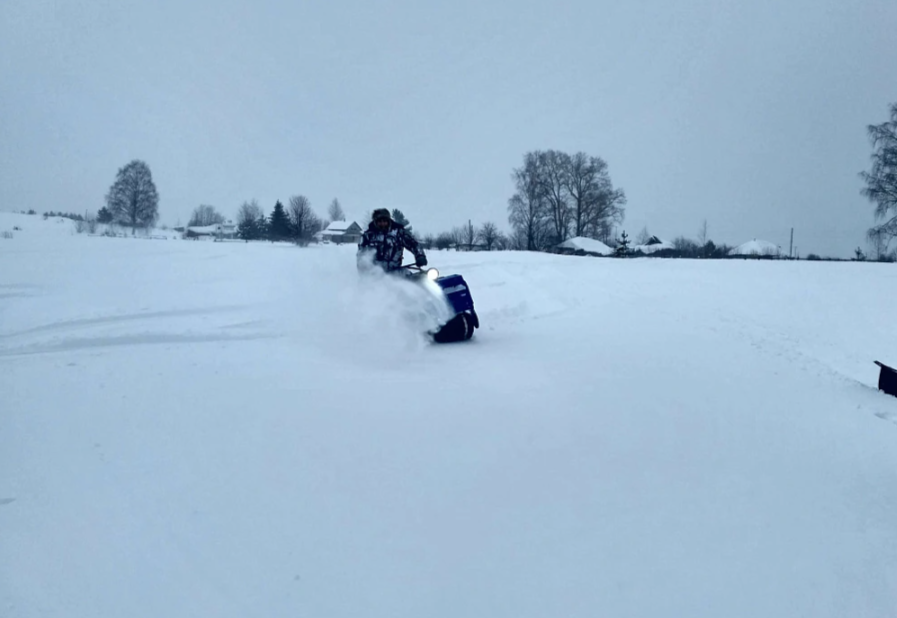 Мотобуксировщик Альбатрос-XLV 15 тележки, 1450 мм в Хабаровске