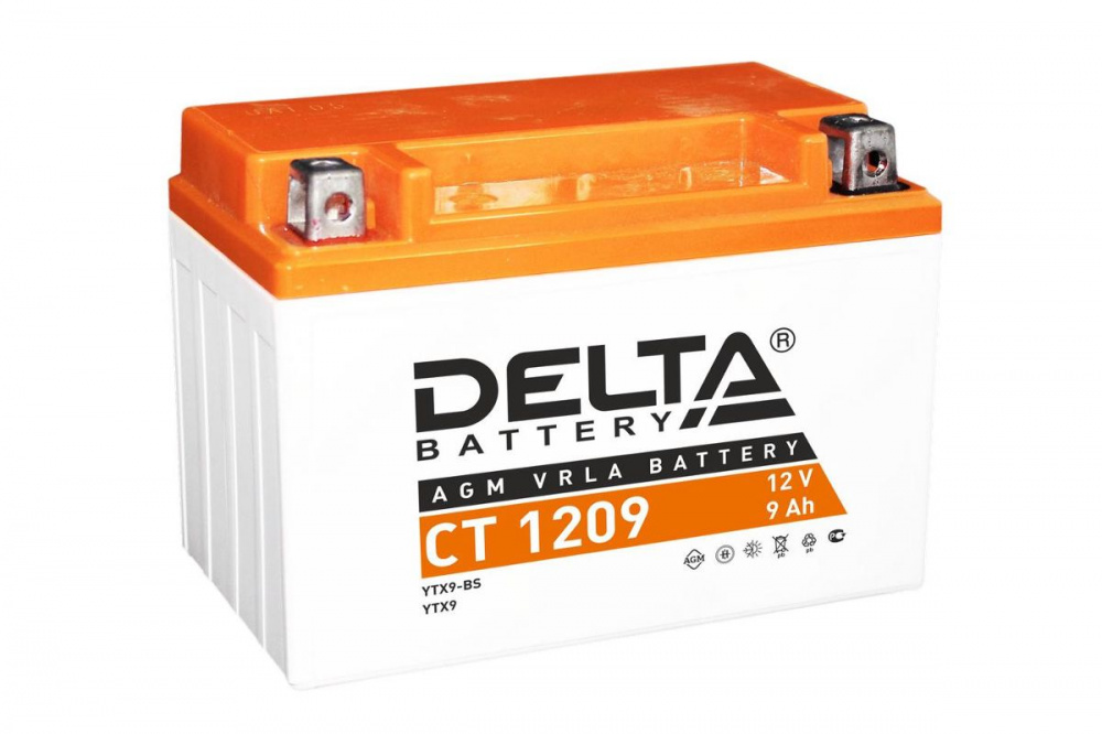 Аккумулятор Delta CT 1209 (12V / 9Ah) в Хабаровске