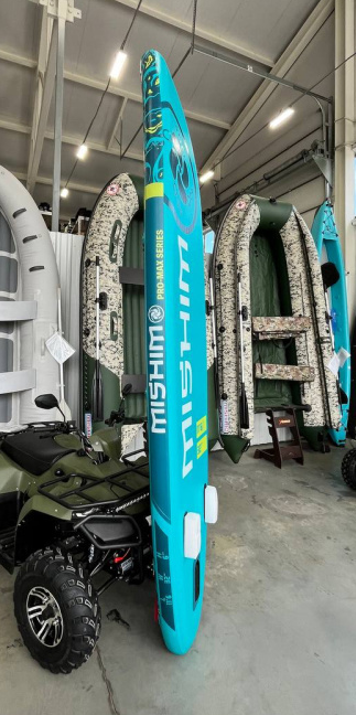 SUP (САП) Доска MISHIMO PRO-MAX Light Teal 11’ (335см) в Хабаровске