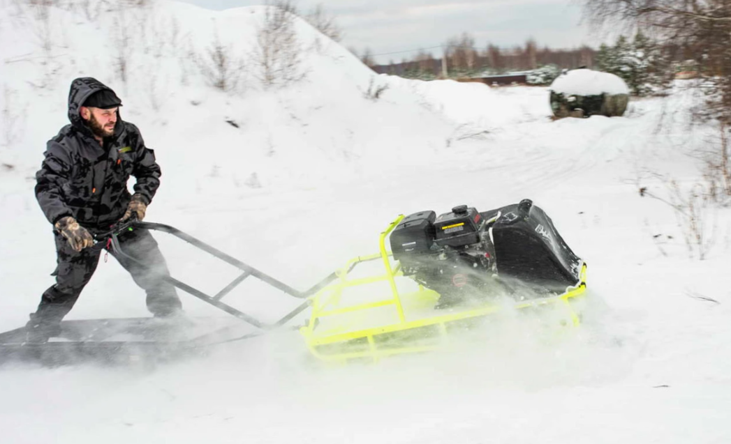 Мотобуксировщик Бурлак ХОЗЯИН-1 (капот ткань) в Хабаровске