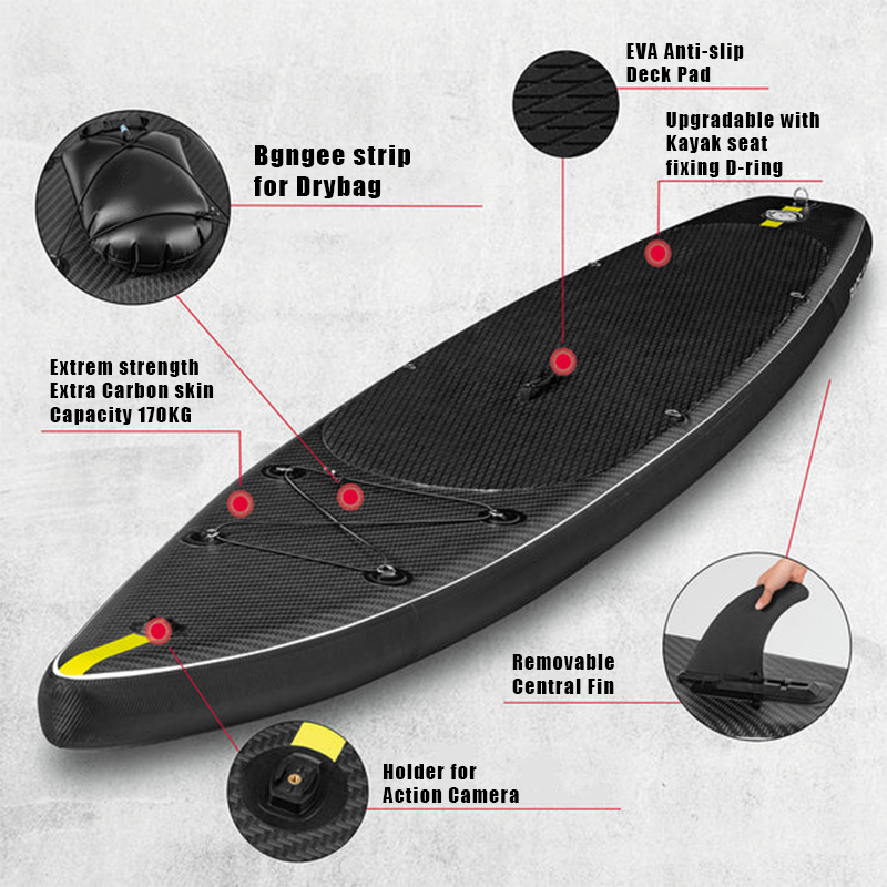 SUP (САП) ДОСКА MISHIMO CARBON DARKSIDE 11’ (335СМ) в Хабаровске