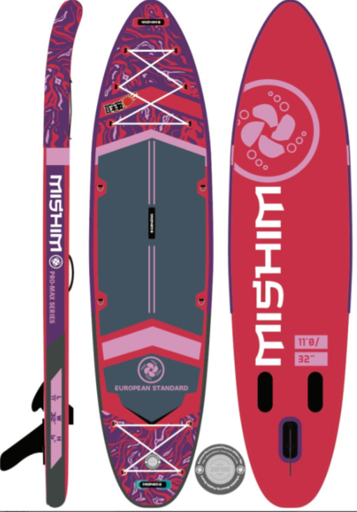 SUP (САП) Доска MISHIMO PRO-MAX Viva Magenta 10.6’ (320см) в Хабаровске