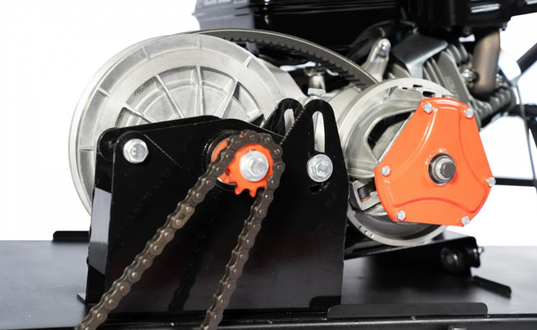 Мотобуксировщик БУРЛАК-M2 LFK 9 л.с. (передний привод, катки) в Хабаровске