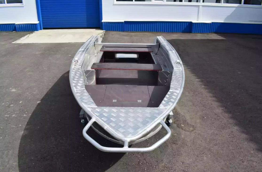 Алюминиевая лодка Wyatboat-390Р Увеличенный борт в Хабаровске