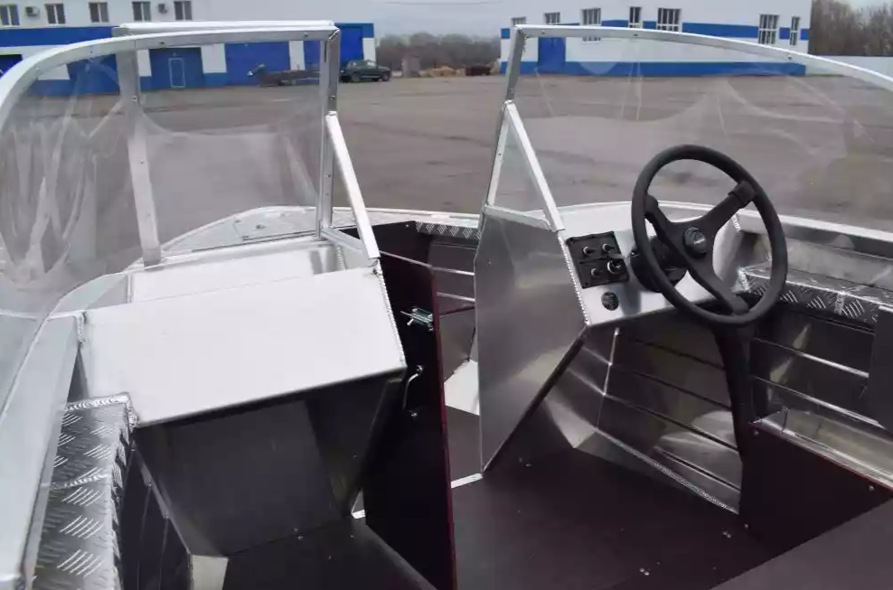 Алюминиевая лодка Wyatboat-390 DCM Увеличенный борт в Хабаровске