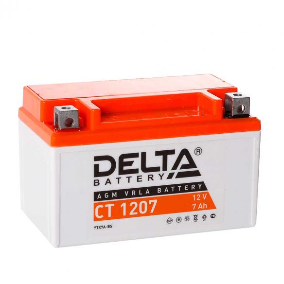 Аккумулятор Delta CT 1207 (12V / 7Ah) в Хабаровске