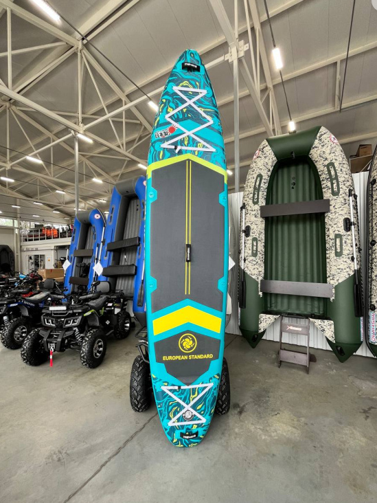 SUP (САП) Доска MISHIMO PRO-MAX Light Teal 11’ (335см) в Хабаровске