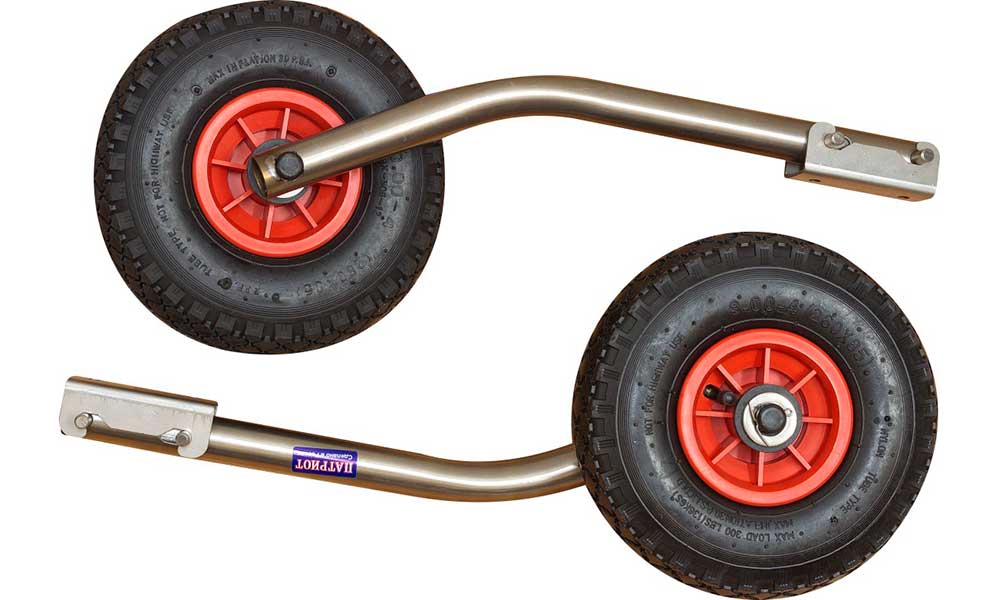 Транцевые колеса модульные удлиненные из нержавеющей стали в Хабаровске